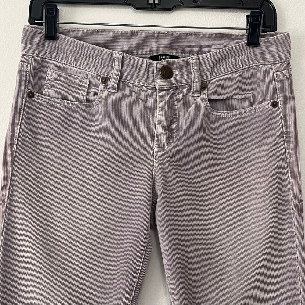 J. Crew Light Purple Straight Leg Corduroy Pants Size 26